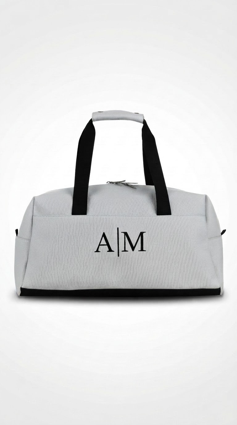 BOLSA DE VIAJE PERSONALIZADA | Poliéster Reciclado Gris