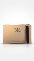 CARTERA DE MANO PERSONALIZADA | Piel Beige