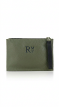 CARTERA DE MANO PERSONALIZADA | Piel Verde