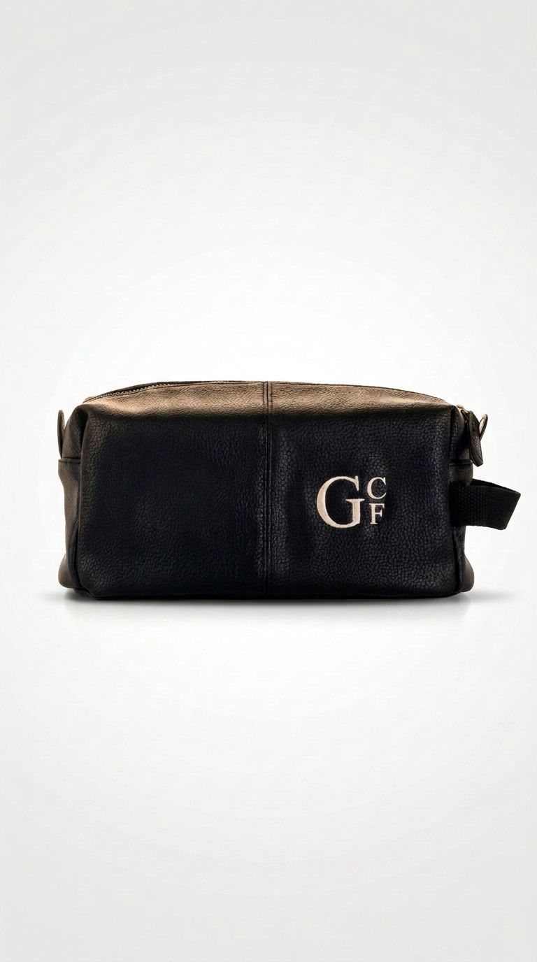 NECESER PERSONALIZADO 100% CUERO NEGRO